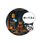ちょっと怖め 熊とあそぼ！（個別スタンプ：13）