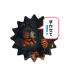 ちょっと怖め 熊とあそぼ！（個別スタンプ：26）