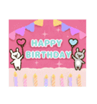 誕生日＆母の日、父の日(英語Ver)（個別スタンプ：15）
