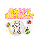 誕生日＆母の日、父の日(英語Ver)（個別スタンプ：22）
