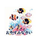 飛び出す✨ずっと使える夏のご挨拶セット（個別スタンプ：24）