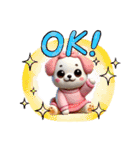 子犬たち③あいさつ（個別スタンプ：1）