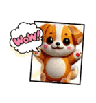 子犬たち③あいさつ（個別スタンプ：9）