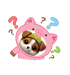 子犬たち③あいさつ（個別スタンプ：11）