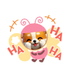 子犬たち③あいさつ（個別スタンプ：21）