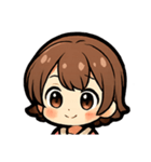毎日つかえる♪キュートな表情スタンプ（個別スタンプ：2）