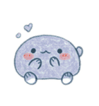 色鉛筆で描いたかわいい動物（個別スタンプ：1）