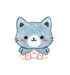 色鉛筆で描いたかわいい動物（個別スタンプ：4）