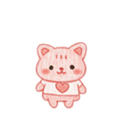 色鉛筆で描いたかわいい動物（個別スタンプ：6）