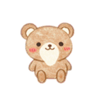 色鉛筆で描いたかわいい動物（個別スタンプ：9）