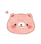 色鉛筆で描いたかわいい動物（個別スタンプ：14）