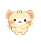 色鉛筆で描いたかわいい動物（個別スタンプ：20）