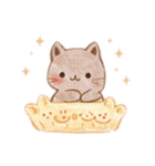色鉛筆で描いたかわいい動物（個別スタンプ：21）