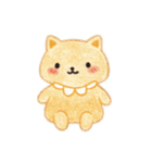 色鉛筆で描いたかわいい動物（個別スタンプ：25）