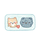 色鉛筆で描いたかわいい動物（個別スタンプ：26）