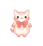 色鉛筆で描いたかわいい動物（個別スタンプ：27）