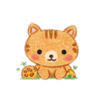 色鉛筆で描いたかわいい動物（個別スタンプ：30）