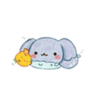 色鉛筆で描いたかわいい動物（個別スタンプ：32）