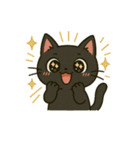 クロまる【日常編】（個別スタンプ：1）