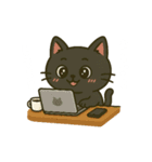 クロまる【日常編】（個別スタンプ：2）