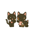 クロまる【日常編】（個別スタンプ：5）