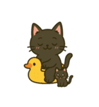 クロまる【日常編】（個別スタンプ：6）