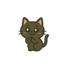 クロまる【日常編】（個別スタンプ：23）