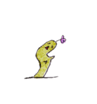 みどりの生き物ミドリー（個別スタンプ：5）