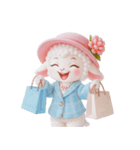 かわいいマダム・シープ V.2（個別スタンプ：1）