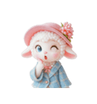 かわいいマダム・シープ V.2（個別スタンプ：2）