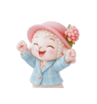 かわいいマダム・シープ V.2（個別スタンプ：15）