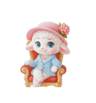 かわいいマダム・シープ V.2（個別スタンプ：16）