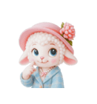かわいいマダム・シープ V.2（個別スタンプ：23）