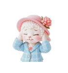 かわいいマダム・シープ V.2（個別スタンプ：25）