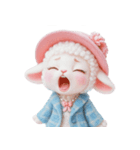 かわいいマダム・シープ V.2（個別スタンプ：26）