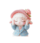 かわいいマダム・シープ V.2（個別スタンプ：34）
