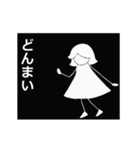 ちょとだけ♪おどる★さくらちゃん★黒ver.（個別スタンプ：3）