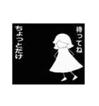 ちょとだけ♪おどる★さくらちゃん★黒ver.（個別スタンプ：5）