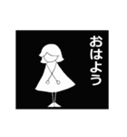 ちょとだけ♪おどる★さくらちゃん★黒ver.（個別スタンプ：8）