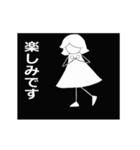 ちょとだけ♪おどる★さくらちゃん★黒ver.（個別スタンプ：11）
