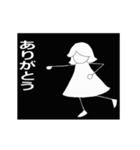 ちょとだけ♪おどる★さくらちゃん★黒ver.（個別スタンプ：13）