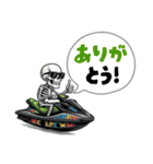 骸骨ライダーのジェットスキー日記（個別スタンプ：38）
