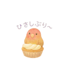 スイーツとインコたち❤️（個別スタンプ：5）