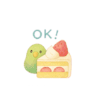 スイーツとインコたち❤️（個別スタンプ：7）