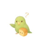 スイーツとインコたち❤️（個別スタンプ：24）