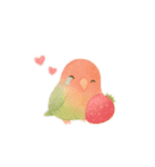 スイーツとインコたち❤️（個別スタンプ：38）
