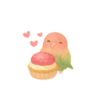スイーツとインコたち❤️（個別スタンプ：39）