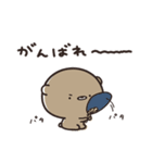 夏をのんびり過ごす くまのぽんこつ（個別スタンプ：16）