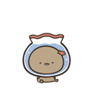 夏をのんびり過ごす くまのぽんこつ（個別スタンプ：33）