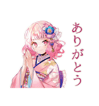 和ロリ少女の御朱印めぐり旅（個別スタンプ：3）